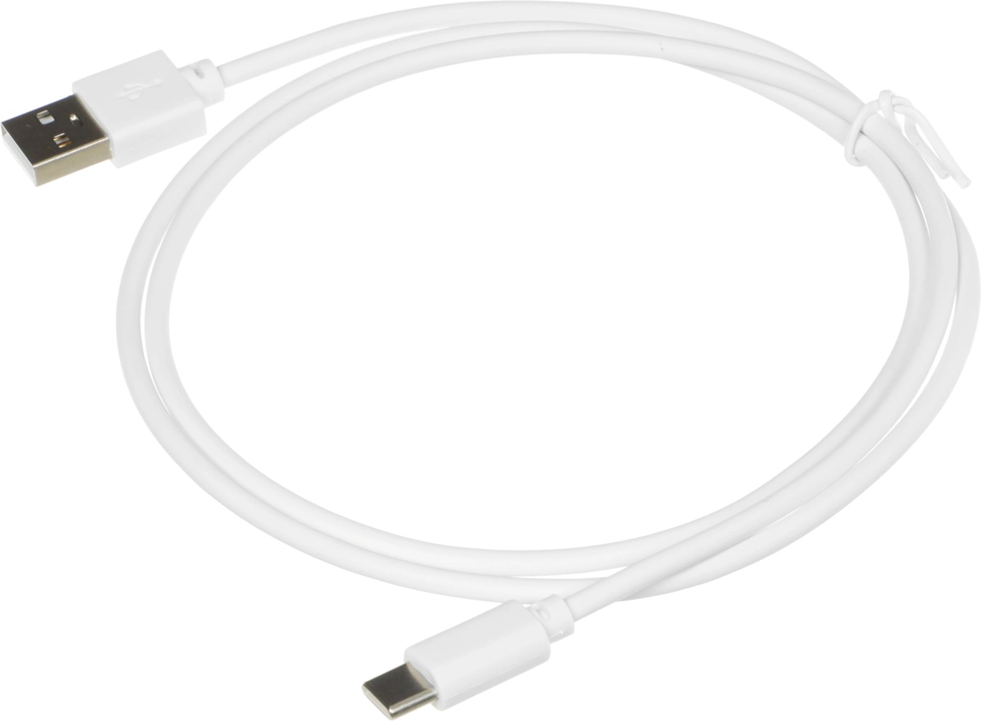 картинка Кабель USB (m)-USB Type-C (m) 1м белый от магазина бытовой техники и электроники «Тантал»