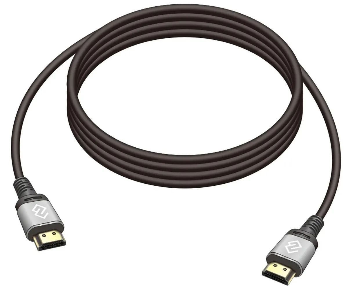 картинка Кабель Digma HDMI - HDMI позолоч.конт. 3м черный (D-HDMI-V2.0-3M) от магазина бытовой техники и электроники «Тантал»