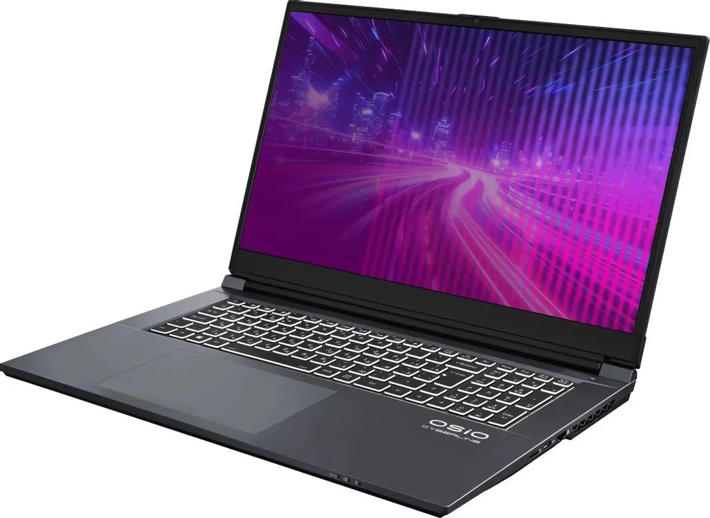 картинка Ноутбук 17.3" CyberLine C170i-002 серый i5-12600H 16GB/512GB RTX4050 6GB noOS (C170i-002) от магазина бытовой техники и электроники «Тантал»