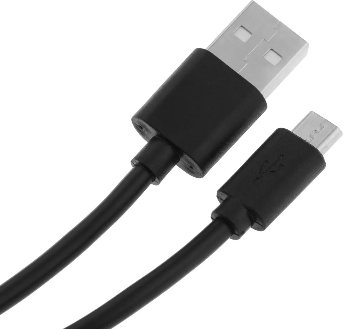 картинка Кабель KingPrice USB 2.0 Type-A - Micro-B 2.4A 1.5м черный (KP-microUSB-2.4A-1.5m) от магазина бытовой техники и электроники «Тантал»