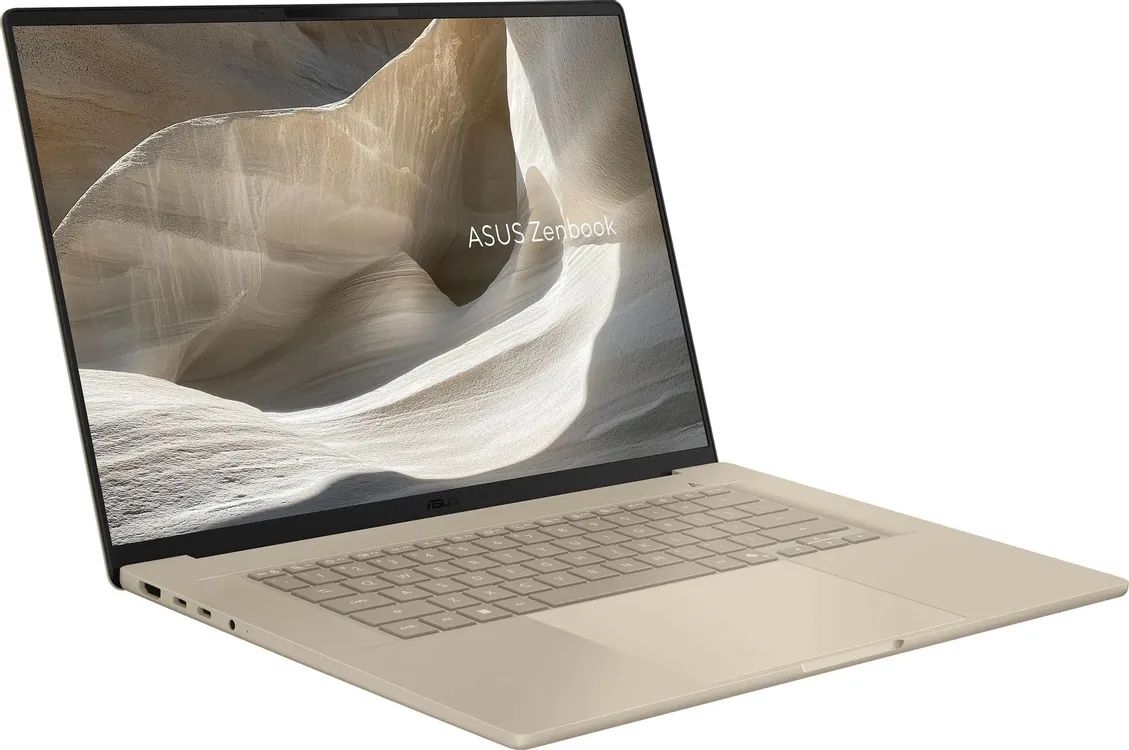 картинка Ноутбук 16" Asus Zenbook A16 UX3607OA-SQ020W бежевый Snapdragon X2 Elite Extreme 48GB/1TB Qualcomm Adreno W11Home (90NB17W1-M003U0) от магазина бытовой техники и электроники «Тантал»