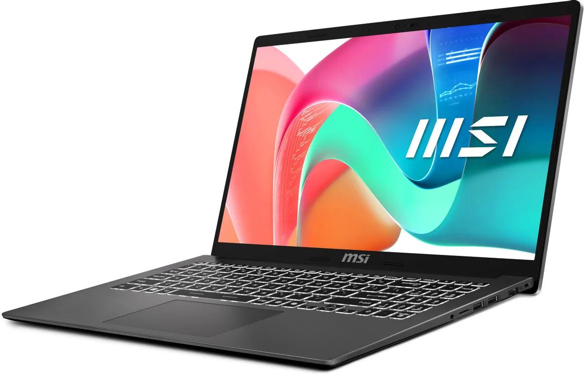 картинка Ноутбук 15.6" MSI Modern 15 F1MG-1071XRU серый Core 7 150U 16GB/512GB IntelGr FreeDOS (9S7-15S111-1071) от магазина бытовой техники и электроники «Тантал»