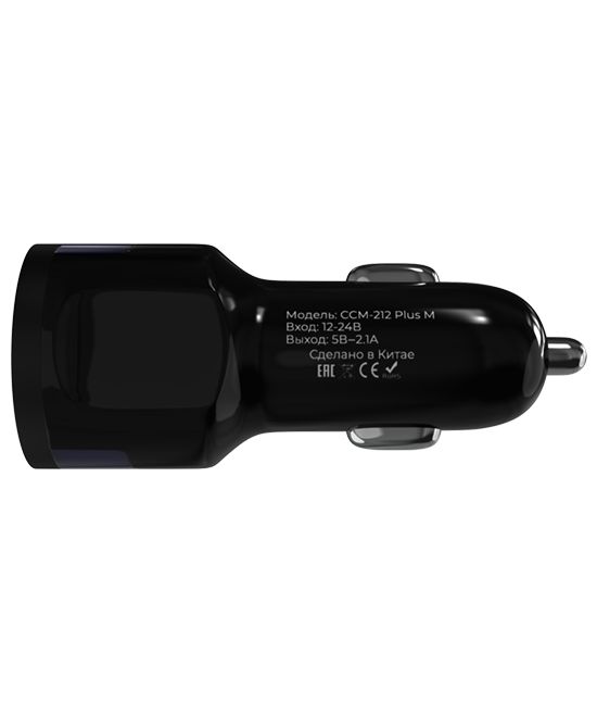картинка Автомобильное З/У Maxvi CCM-212 Plus M 2.1A 2xUSB microUSB черный от магазина бытовой техники и электроники «Тантал»