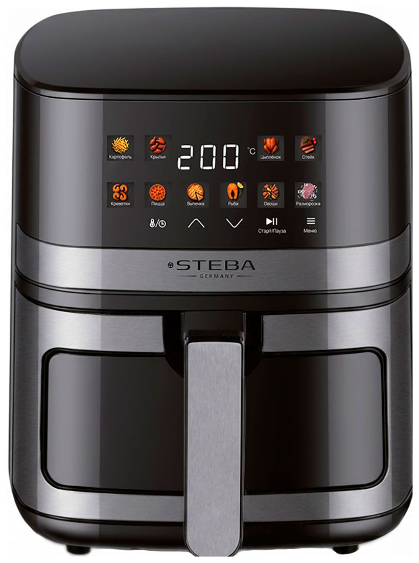 картинка Аэрогриль Steba HF 1500 AIRIX 5л 1400Вт черный от магазина бытовой техники и электроники «Тантал»