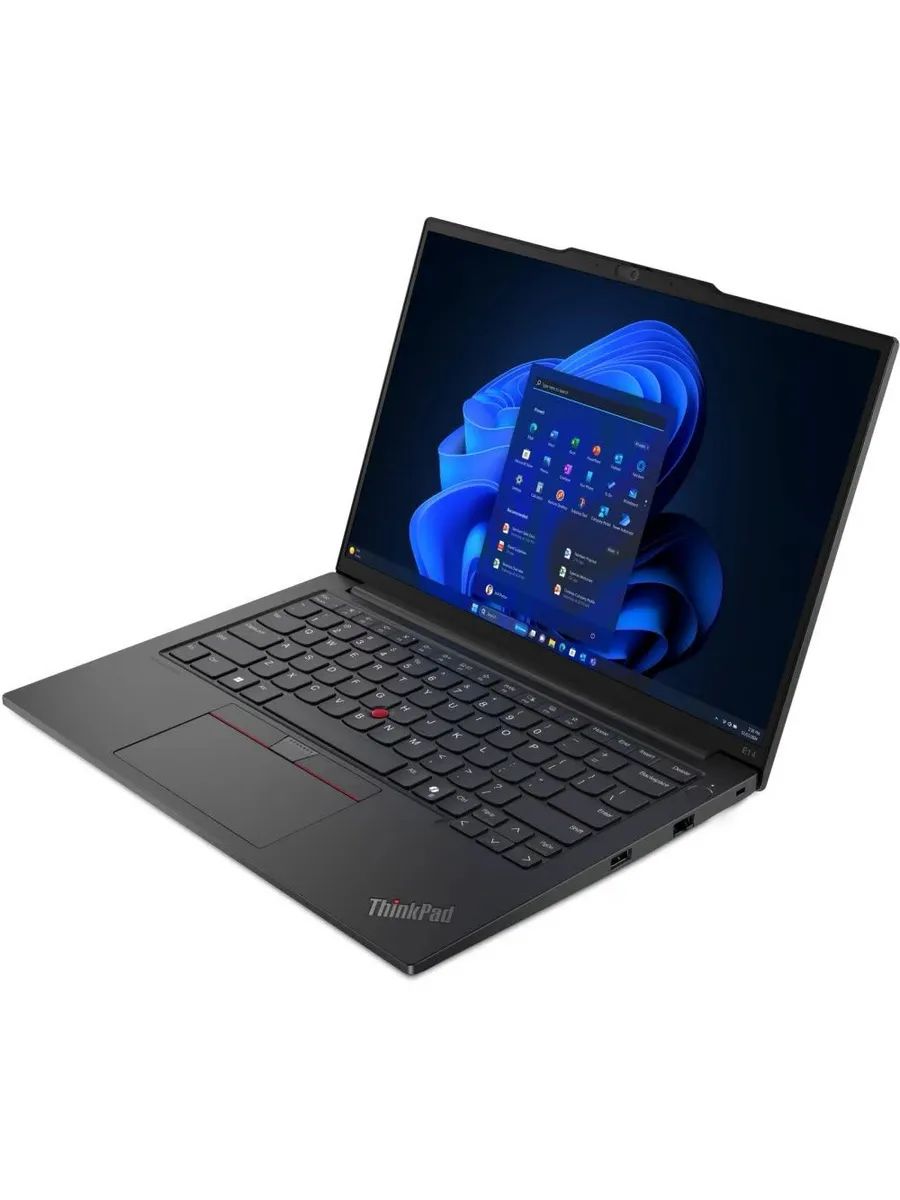 картинка Ноутбук 14" Lenovo ThinkPad E14 Gen6 черный Core Ultra 5 125H 16GB/512GB IntelArc W11Home (21M7A002CD) от магазина бытовой техники и электроники «Тантал»