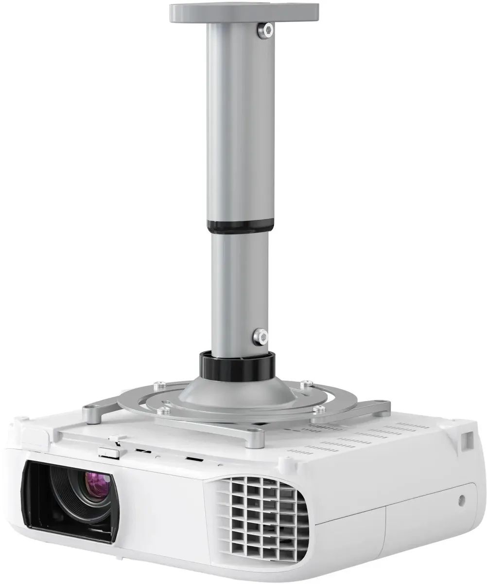 картинка Кронштейн для проектора Cactus CS-VM-PR05M-AL серебристый макс.24кг потолочный поворот и наклон от магазина бытовой техники и электроники «Тантал»