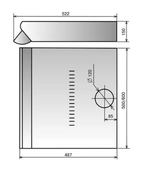 картинка Вытяжка козырьковая Elikor Davoline 50П-290-П3Л белый управление: ползунковое 1М  (841110) от магазина бытовой техники и электроники «Тантал»