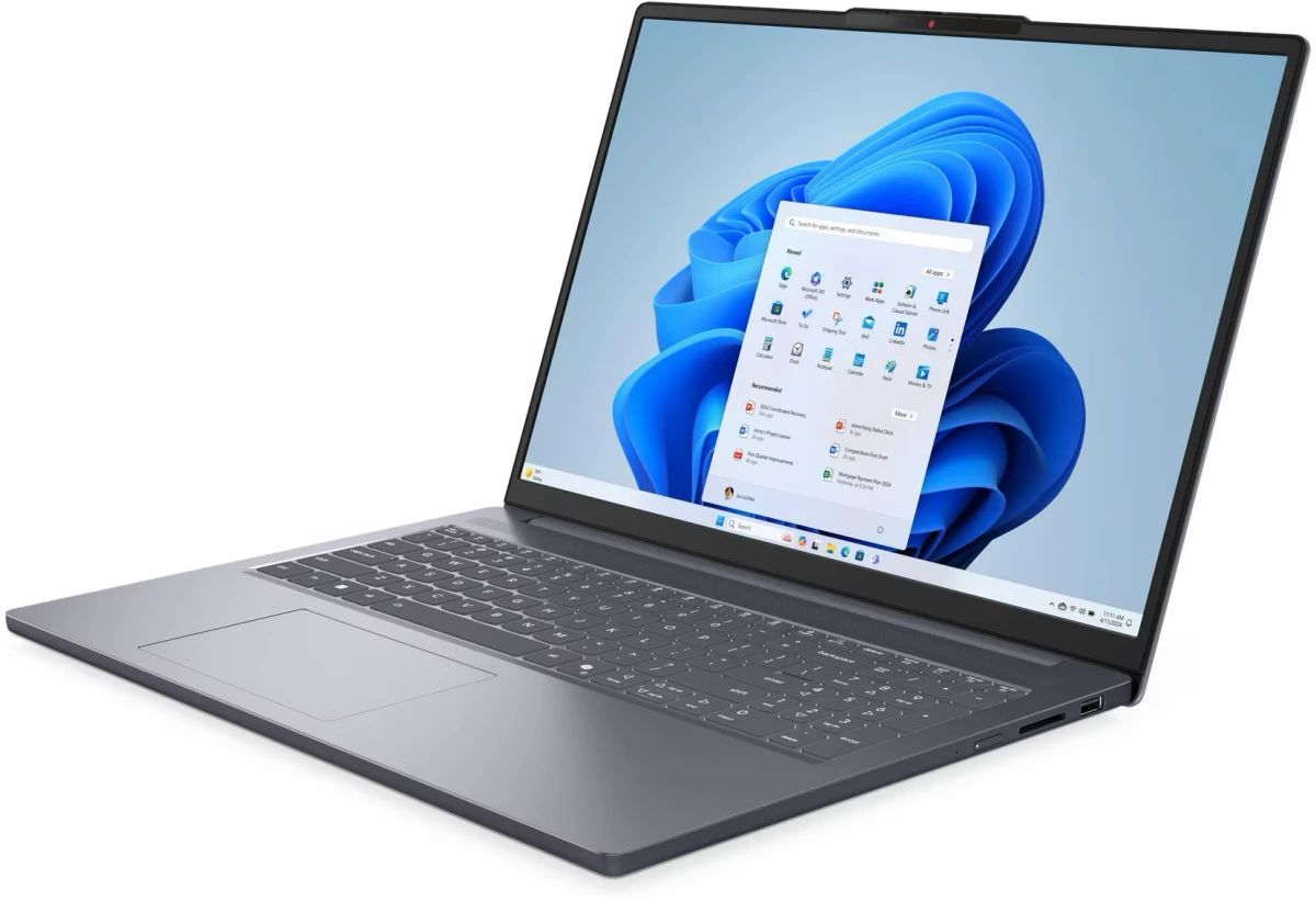 картинка Ноутбук 16" Lenovo IdeaPad Slim 3 16IRH10R серый Core 5 210H 16GB/1TB IntelGr noOS (83K50006RK) от магазина бытовой техники и электроники «Тантал»