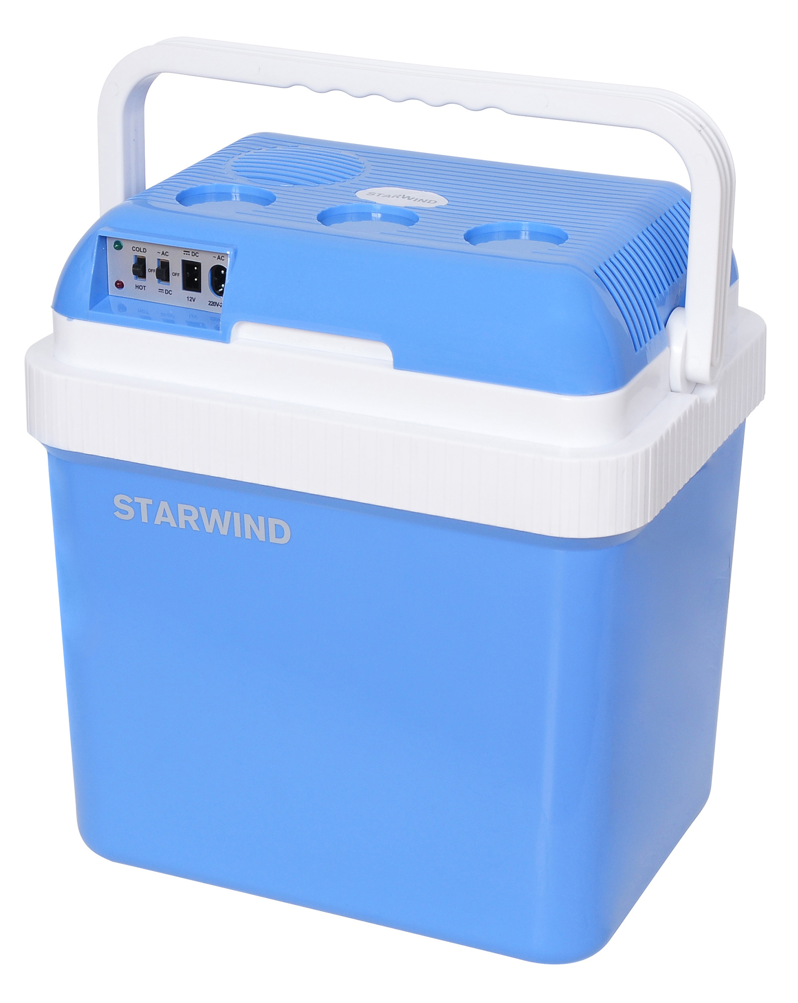 картинка Автохолодильник Starwind CB-112 24л голубой/белый от магазина бытовой техники и электроники «Тантал»