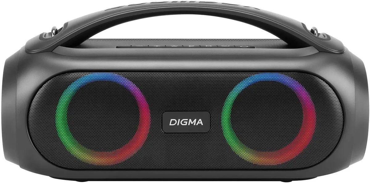 картинка Портативная акустика Digma D-PS1530 2.1 50Вт 3000мАч черный от магазина бытовой техники и электроники «Тантал»