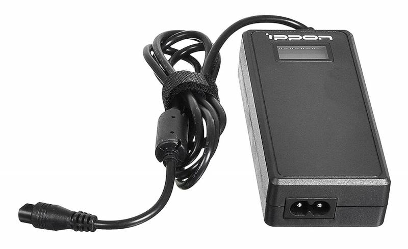 картинка Блок питания Ippon D65U автоматический 65W 15V-19.5V 11-connectors 3.5A 1xUSB от бытовой электросети LСD индикатор от магазина бытовой техники и электроники «Тантал»
