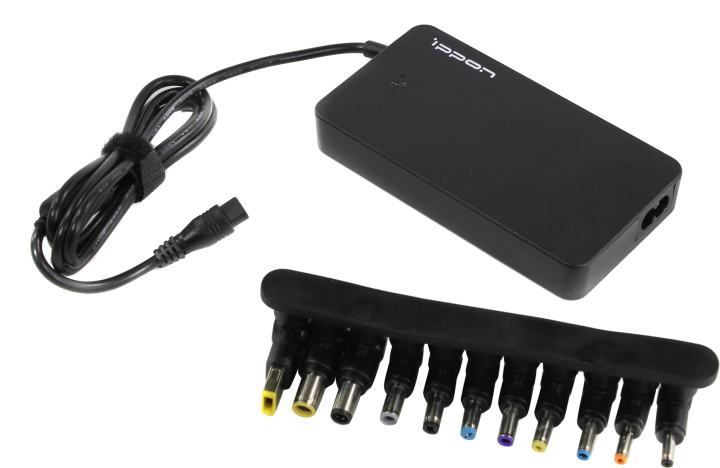 картинка Блок питания Ippon S90U автоматический 90W 18.5V-20V 11-connectors 4.5A 1xUSB 2.1A от бытовой электросети LED индикатор от магазина бытовой техники и электроники «Тантал»