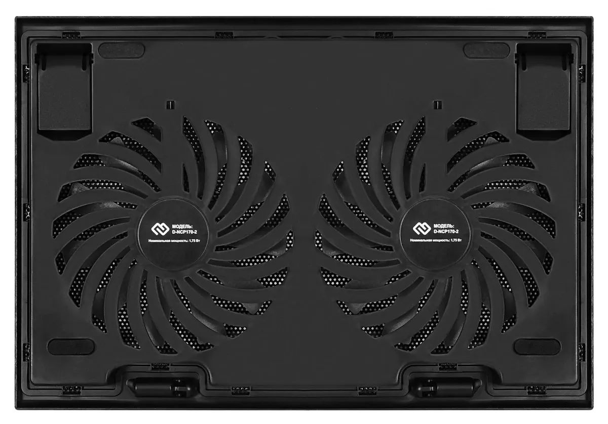 картинка Подставка для ноутбука Digma D-NCP170-2 17"390x270x27мм 20дБ 2xUSB 2x 150ммFAN 600г черный от магазина бытовой техники и электроники «Тантал»