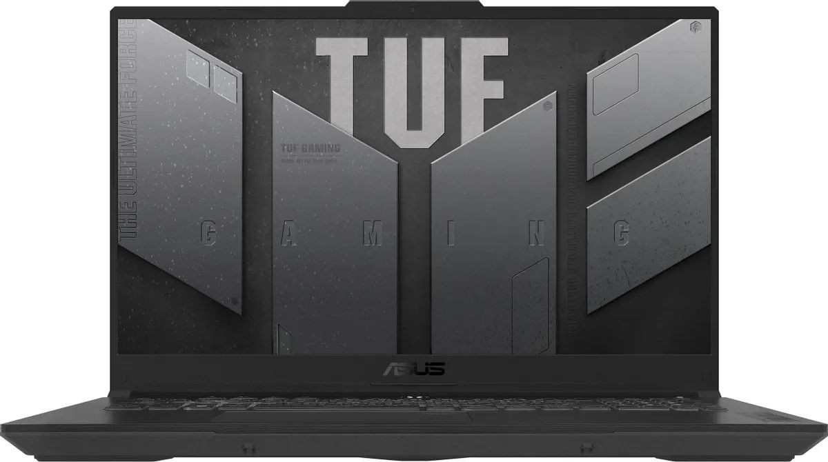картинка Ноутбук 17.3" Asus TUF Gaming FA707NUQ-HX010 серый R7-170 16GB/512GB RTX4050 6GB noOS (90NR0QH5-M000D0) от магазина бытовой техники и электроники «Тантал»
