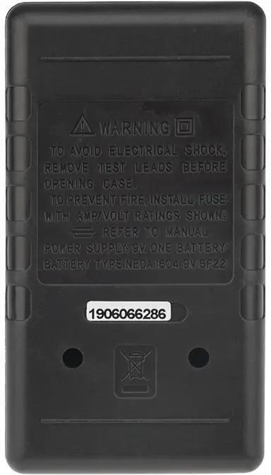 картинка Мультиметр PROconnect M832 DT832 цифровой черный (13-3012) от магазина бытовой техники и электроники «Тантал»