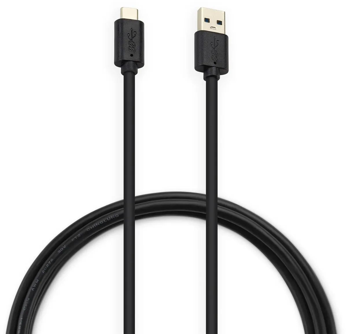 картинка Кабель Buro USB 3.2 Type-A - Type-C 1.8м черный (BU-USB3.2-AC-1.8MB) от магазина бытовой техники и электроники «Тантал»