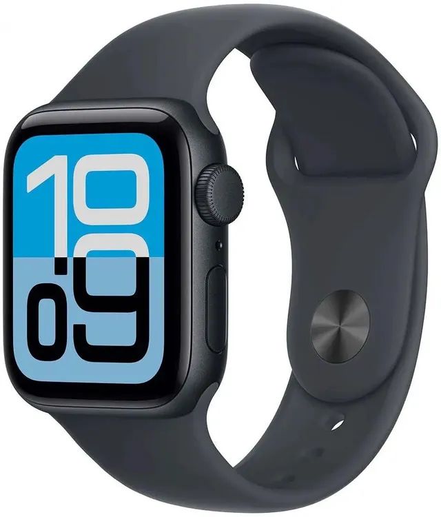 картинка Смарт-часы Apple Watch SE 3 A3325 44мм S/M черный (MEHN4J/A) от магазина бытовой техники и электроники «Тантал»