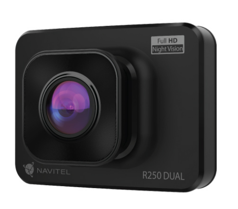 картинка Видеорегистратор Navitel R250 DUAL DVR черный 1Mpix 1080x1920 от магазина бытовой техники и электроники «Тантал»