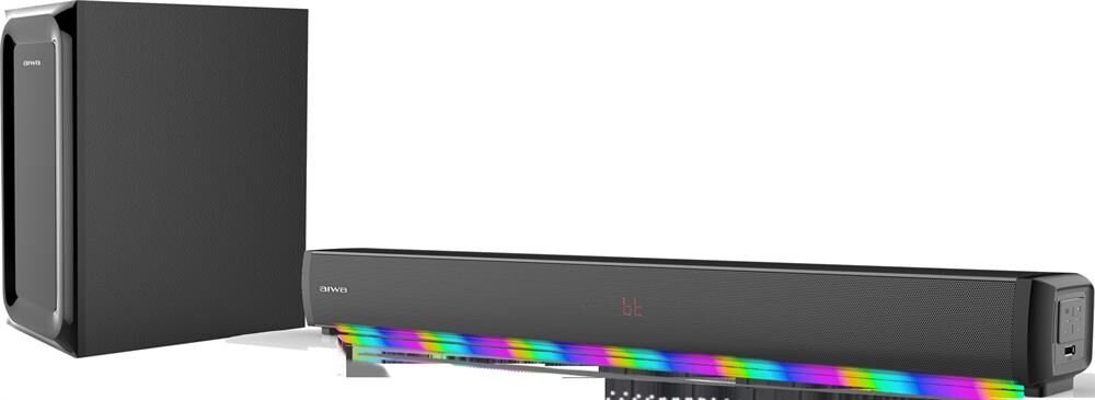 картинка Саундбар 2.1 Aiwa ASB-212 90Вт RGB черный от магазина бытовой техники и электроники «Тантал»