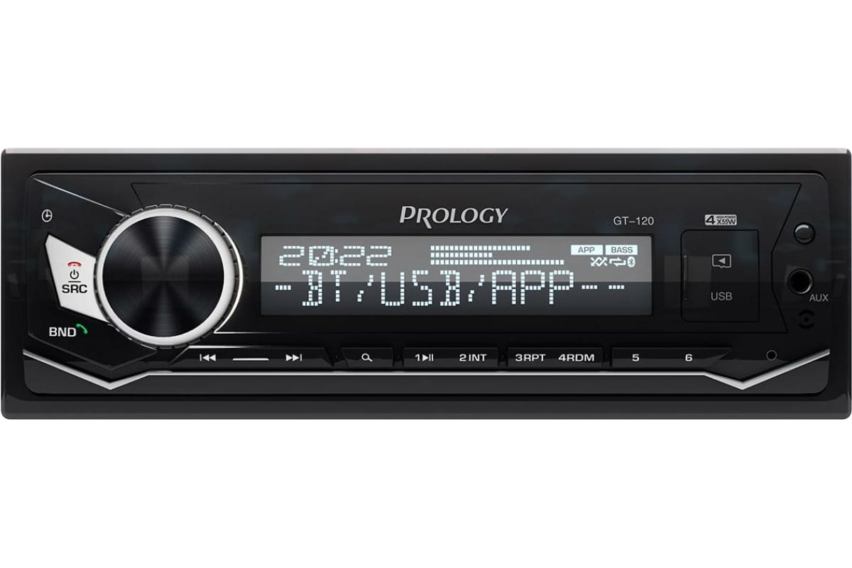 картинка Автомагнитола Prology GT-120 1DIN 4x55Вт от магазина бытовой техники и электроники «Тантал»