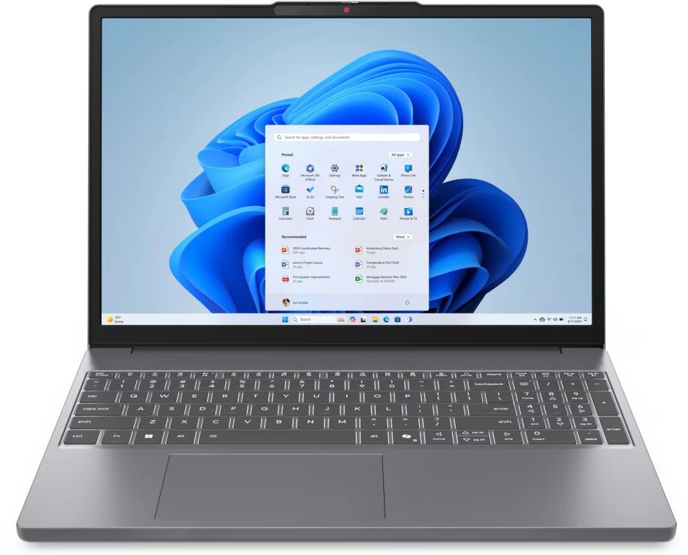 картинка Ноутбук 15.3" Lenovo IdeaPad Slim 3 15IRH10 серый i5-13420H 8GB/512GB UHDGr noOS (83K100DWPS) от магазина бытовой техники и электроники «Тантал»