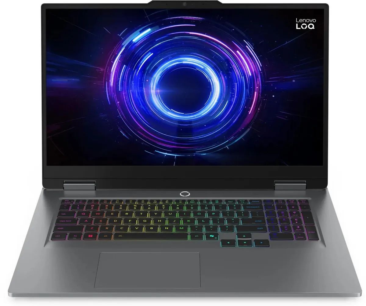картинка Ноутбук 17.3" Lenovo LOQ 17IRX10 серый i5-13450HX 16GB/512GB RTX5050 8GB noOS (83JH0089RK) от магазина бытовой техники и электроники «Тантал»