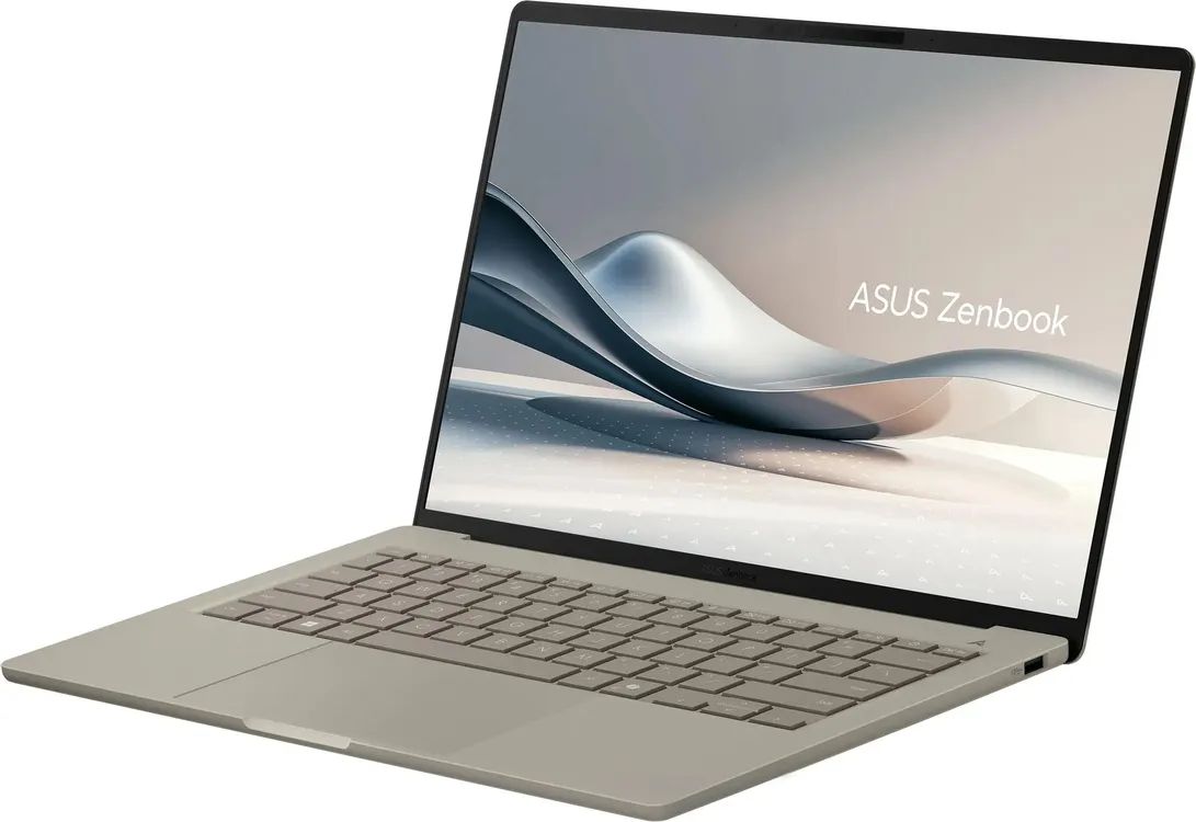 картинка Ноутбук 14" Asus Zenbook 14 UX3407NA-QD100W бежевый Snapdragon X2 Elite 32GB/1TB Qualcomm Adreno W11Home (90NB1711-M007R0) от магазина бытовой техники и электроники «Тантал»