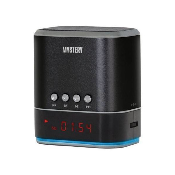 картинка Портативная колонка Mystery MSP-127 3Вт 500мАч черный от магазина бытовой техники и электроники «Тантал»