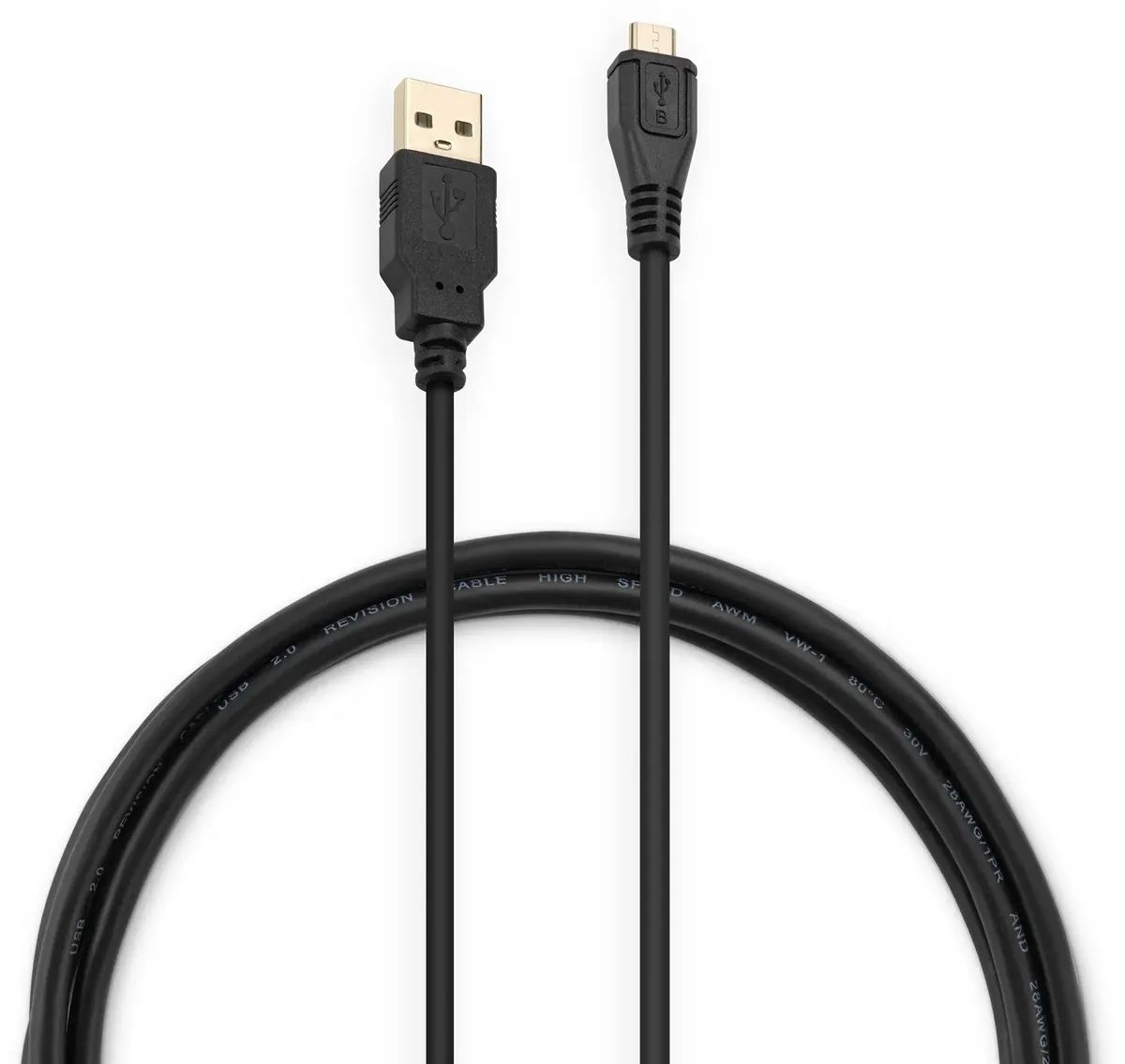 картинка Кабель Buro USB 2.0 Type-A - Micro-B 1.5м черный (MICROUSB2.0) от магазина бытовой техники и электроники «Тантал»